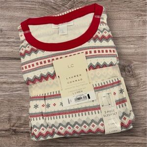 NWT LC Lauren Conrad Men's Patterned Pajamas